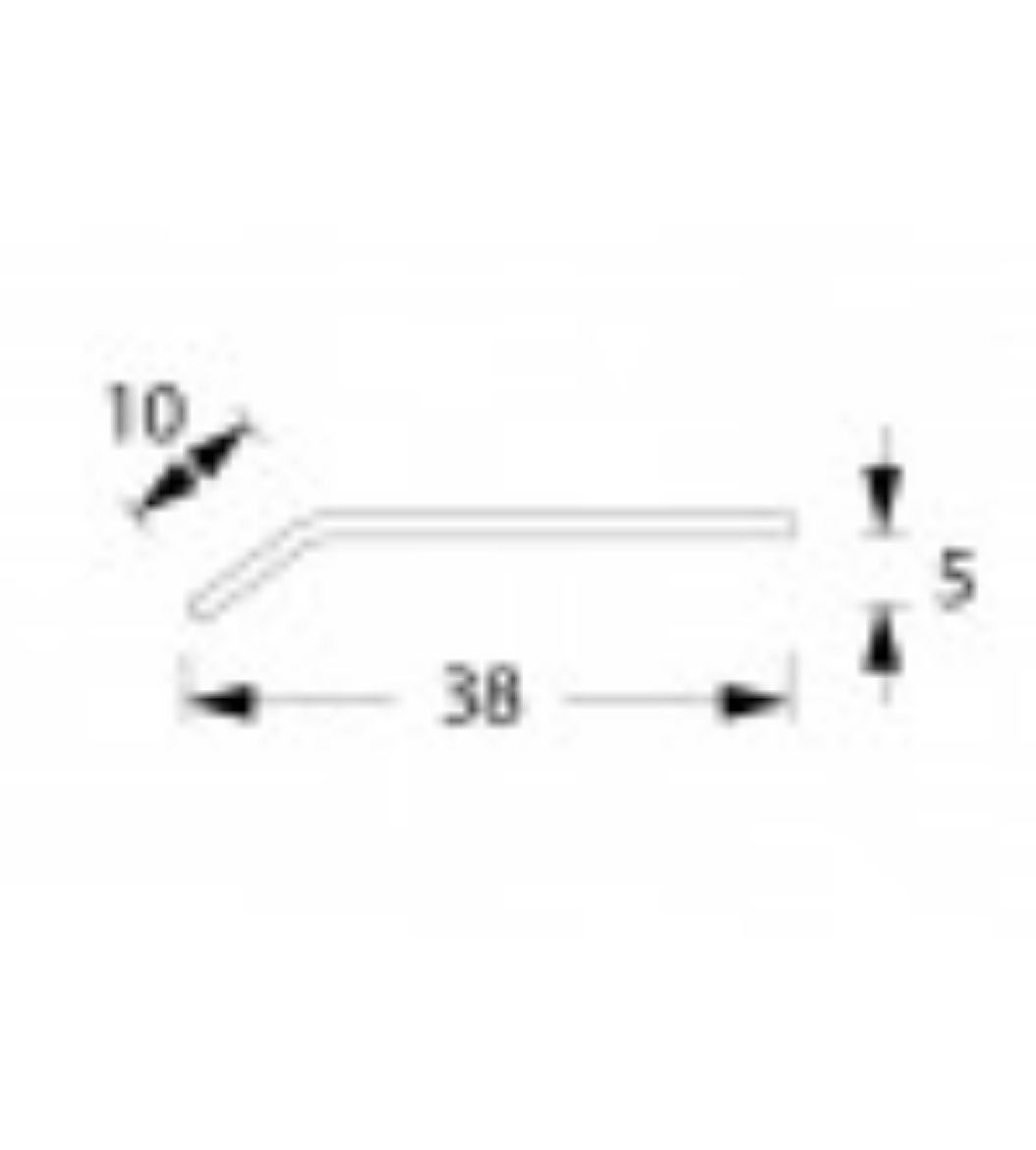 Billede af RS rampeprofil til 5 mm - 3mtr